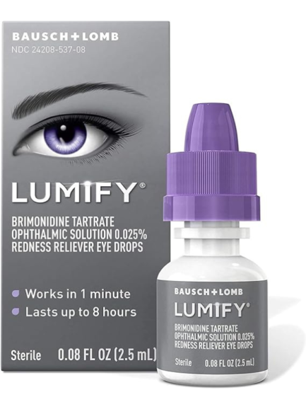 LUMIFY Redness Reliever Eye Drops 0.08 Ounce (2.5mL)