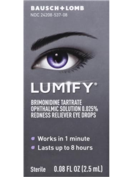 LUMIFY Redness Reliever Eye Drops 0.08 Ounce (2.5mL) - Image 3