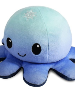 TeeTurtle – The Original Reversible Octopus Plushie – Day + Night – Cute Sensory Fidget Stuffed Animals That Show Your Mood