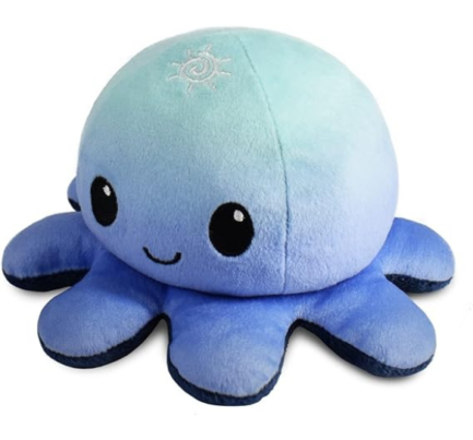 TeeTurtle - The Original Reversible Octopus Plushie - Day + Night - Cute Sensory Fidget Stuffed Animals That Show Your Mood - Image 2