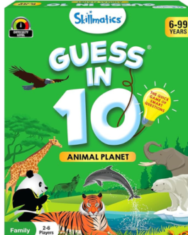 Skillmatics Card Game – Guess in 10 Animal Planet, Perfect for Boys, Girls, Kids, and Families Who Love Toys, Board Games, Gifts for Ages 6, 7, 8, 9