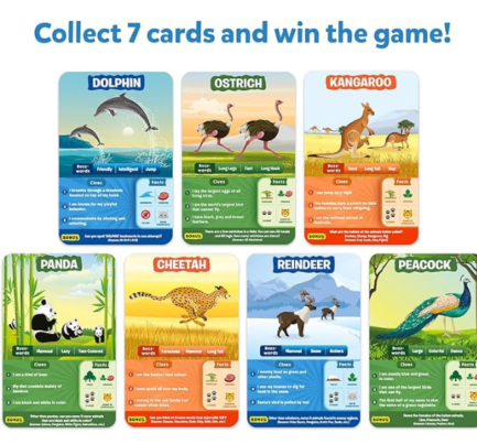 Skillmatics Card Game - Guess in 10 Animal Planet, Perfect for Boys, Girls, Kids, and Families Who Love Toys, Board Games, Gifts for Ages 6, 7, 8, 9 - Image 3