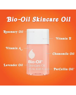 Bio-Oil Skincare Body Oil, Vitamin E, Serum for Scars & Stretchmarks, Face & Body Moisturizer, 2 oz, All Skin Types