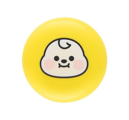 The Crème Shop | BT21 Baby - CHIMMY Macaron Lip Balm Vitamin E Shea Butter - Banana Milk (Clear) - Image 2